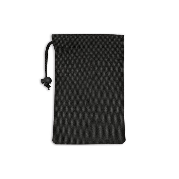 BERNAL. Toalha de desporto refrescante em poliéster reciclado (100% rPET) com bolsa em non-woven