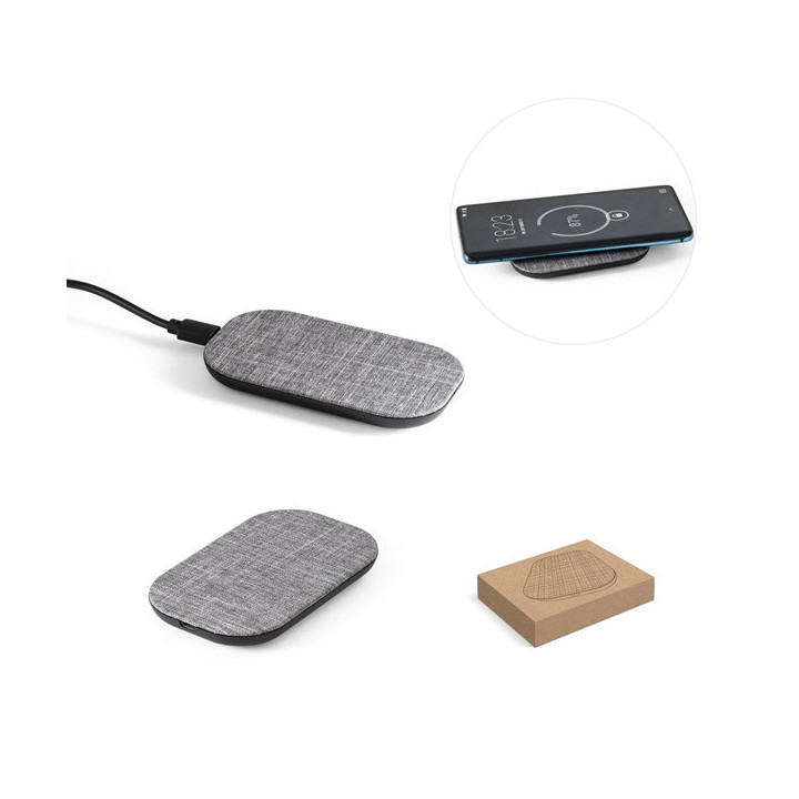 RENEWAL CHARGER. Carregador wireless super rápido 15W em PET reciclado (100% rPET)