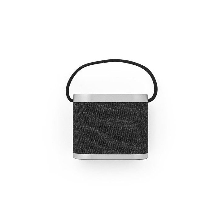 GUETTA. Coluna de som portátil de 5W com carregador wireless super rápido 15W e 2h de autonomia em bambu e PET reciclado (10...