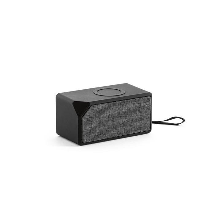 GRUBBS. Coluna de som portátil em ABS com carregamento wireless