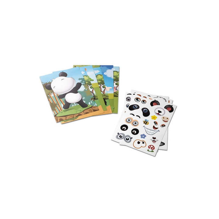 MADAGASCAR. Jogo de autocolantes composto por seis folhas