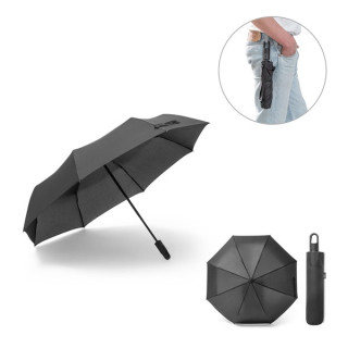 GUSTAVO. Gurda-chuva em poliéster reciclado (100% rPET) 190T pongee com abertura e fecho automático