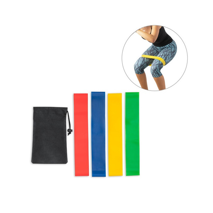 BURPEE. Conjunto de bandas elásticas com bolsa de non-woven