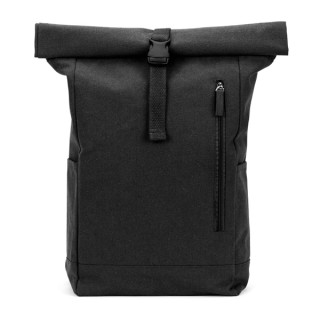 SAINT. Mochila "roll top" em algodão reciclado e poliéster reciclado (380 g/m²)