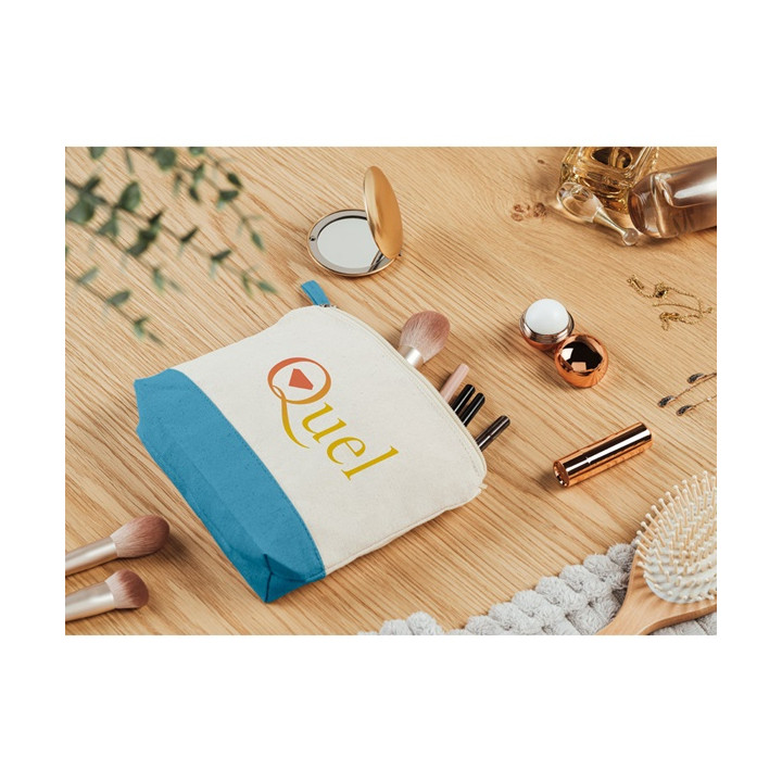 DAPHNE. Bolsa para cosméticos 100% algodão (320 g/m²) bicolor