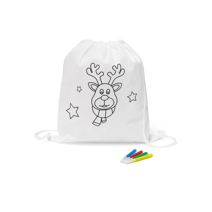 GLENCOE. Saco tipo mochila para colorir