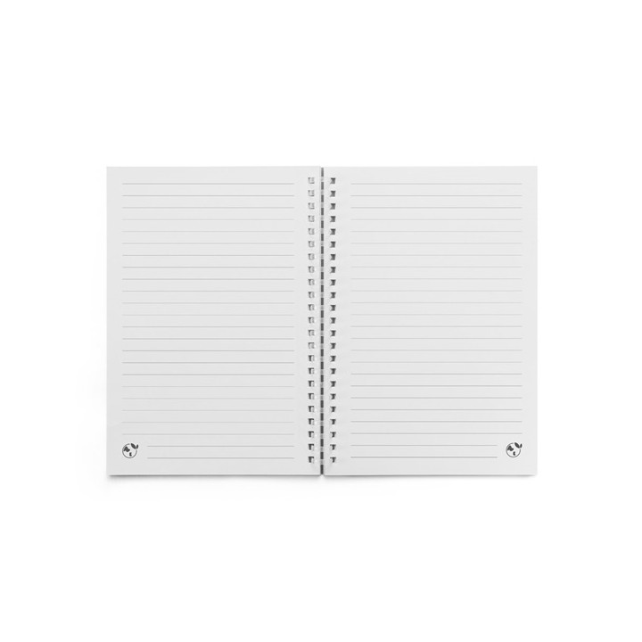 SCHILLER. Bloco de notas A5 com capa flexível, feito de papel 100% reciclado