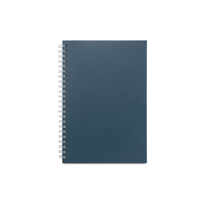 SCHILLER. Bloco de notas A5 com capa flexível, feito de papel 100% reciclado