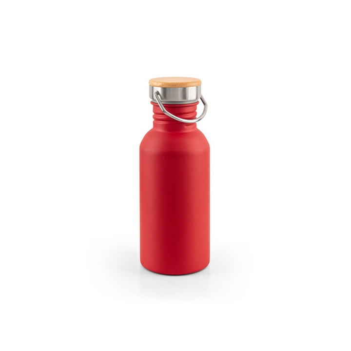 EWING. Garrafa em aço inoxidável (90% reciclado) com parede simples