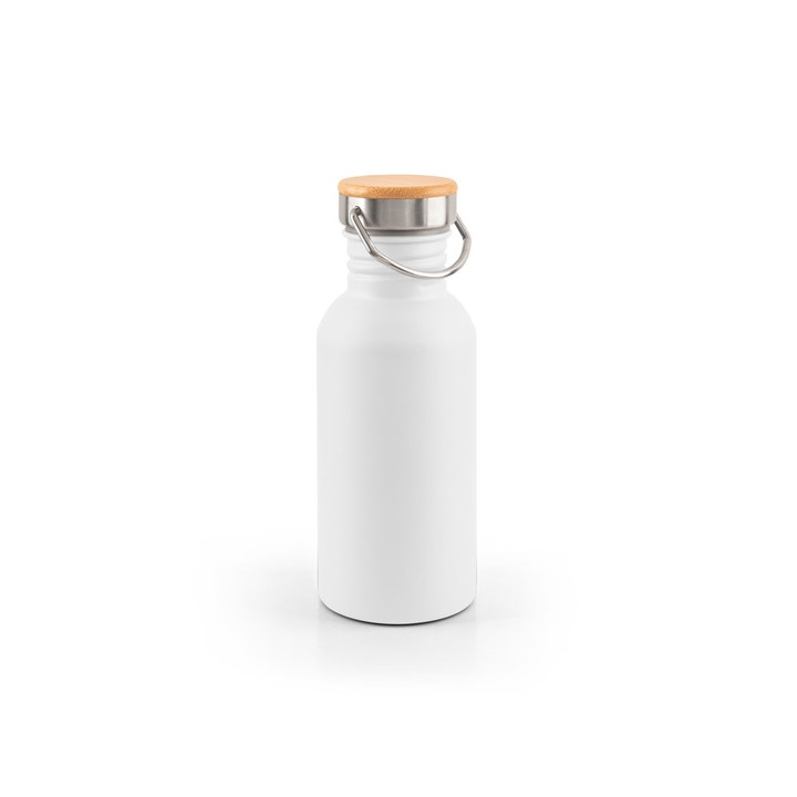 EWING. Garrafa em aço inoxidável (90% reciclado) com parede simples