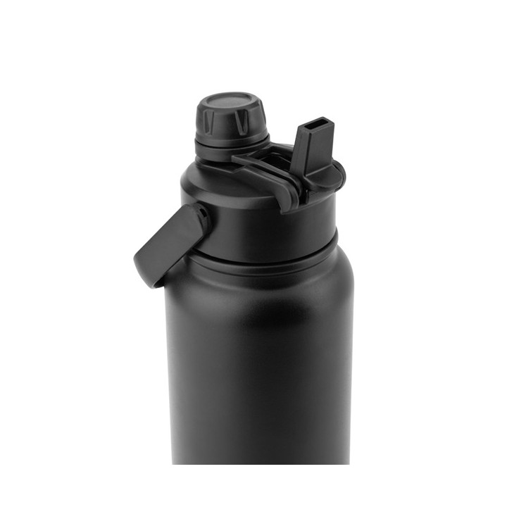 ALCARAZ. Garrafa em aço inoxidável (90% reciclado), com parede dupla isolada a vácuo