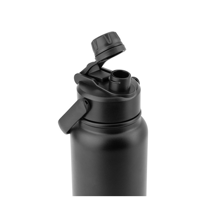 ALCARAZ. Garrafa em aço inoxidável (90% reciclado), com parede dupla isolada a vácuo