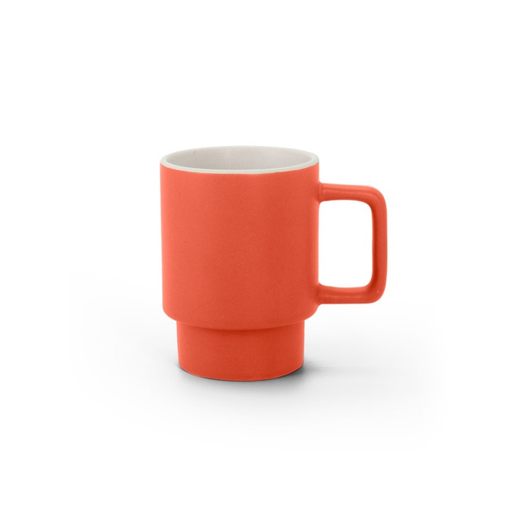 KUERTEN. Caneca de cerâmica com acabamento mate 330 mL