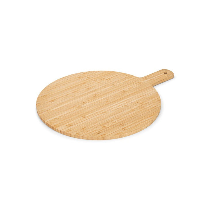 CHEESANO. Tábua de servir em bambu com formato redondo