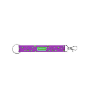 WALSALL. Lanyard short para sublimação em poliéster reciclado (100% rPET) com argola e mosquetão standard