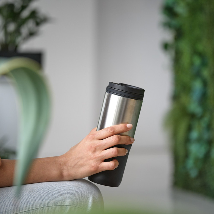 Orange Travel Cup