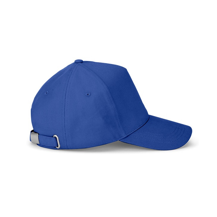ASHTON. Boné 100% algodão escovado (260 g/m²) com 5 painéis