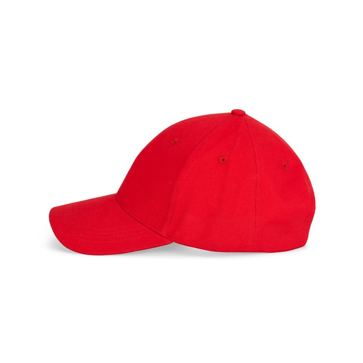NATHAN. Boné 100% algodão escovado (260 g/m²) com 6 painéis