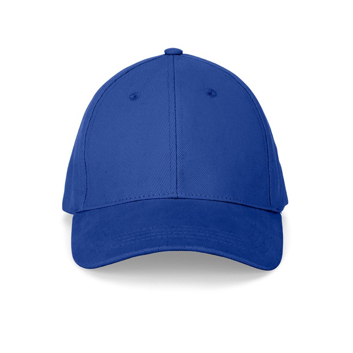NATHAN. Boné 100% algodão escovado (260 g/m²) com 6 painéis