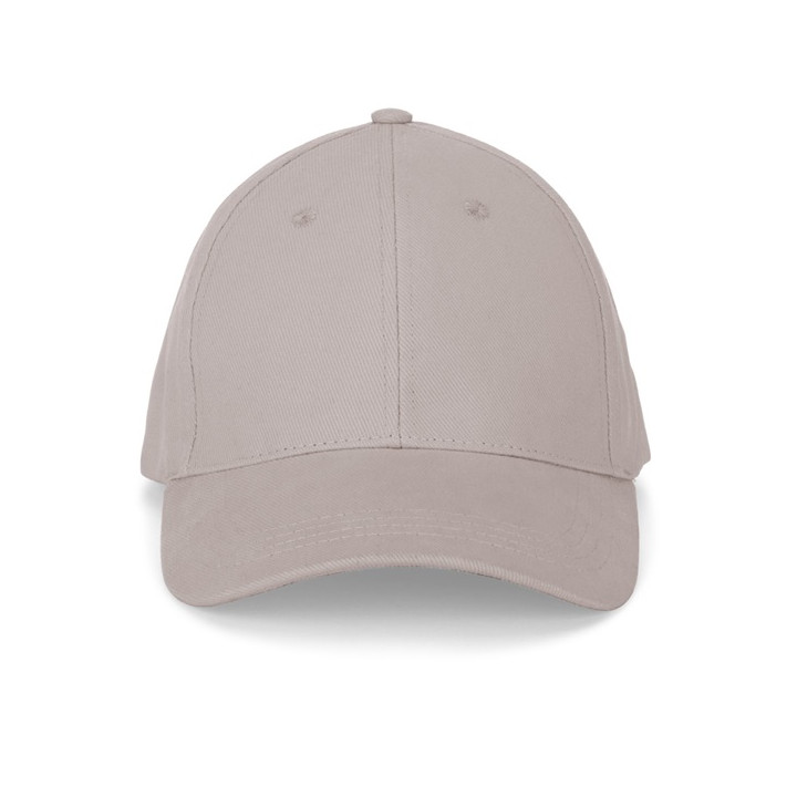 NATHAN. Boné 100% algodão escovado (260 g/m²) com 6 painéis