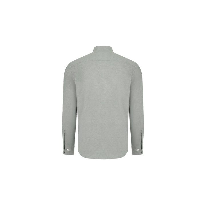 VL PRITHVI MAN. Camisa Oxford (180 g/m²) para homem em algodão (50%), poliéster (45%) e elastano (5%)