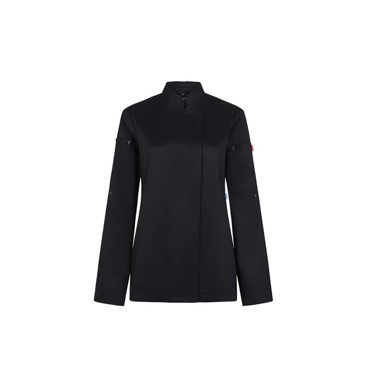 VL THOTH. Jaleca de cozinha (190 g/m²) para mulher, em algdão (35%) e poliéster reciclado (65%)