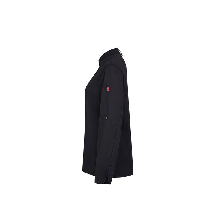 VL THOTH. Jaleca de cozinha (190 g/m²) para mulher, em algdão (35%) e poliéster reciclado (65%)