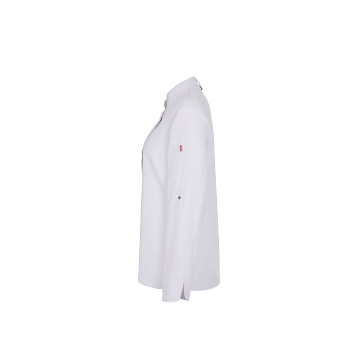 VL THOTH. Jaleca de cozinha (190 g/m²) para mulher, em algdão (35%) e poliéster reciclado (65%)