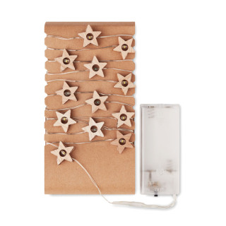 Corda com luzes de 20 estrelas