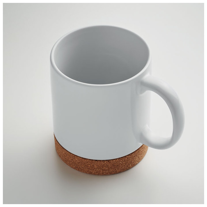 Caneca com cortiça sublimação
