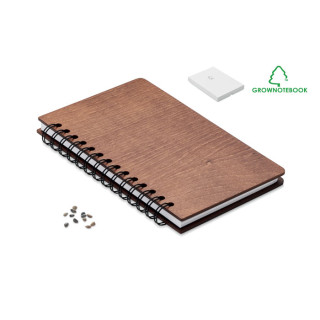 Caderno A5 GROWBOOK™ de bétula