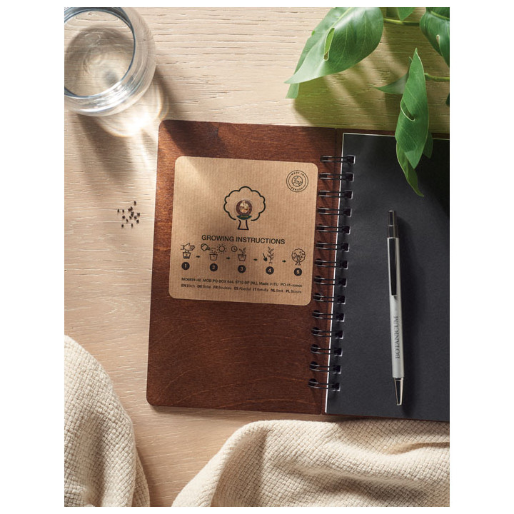 Caderno A5 GROWBOOK™ de bétula