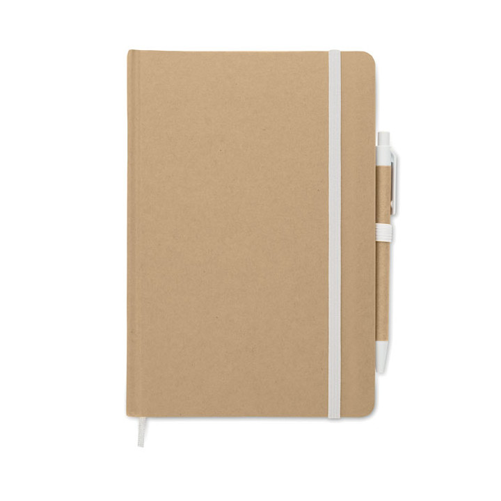 Caderno A5 em cartão reciclado