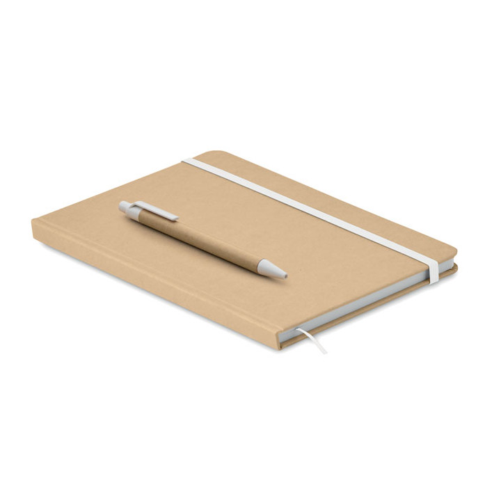 Caderno A5 em cartão reciclado