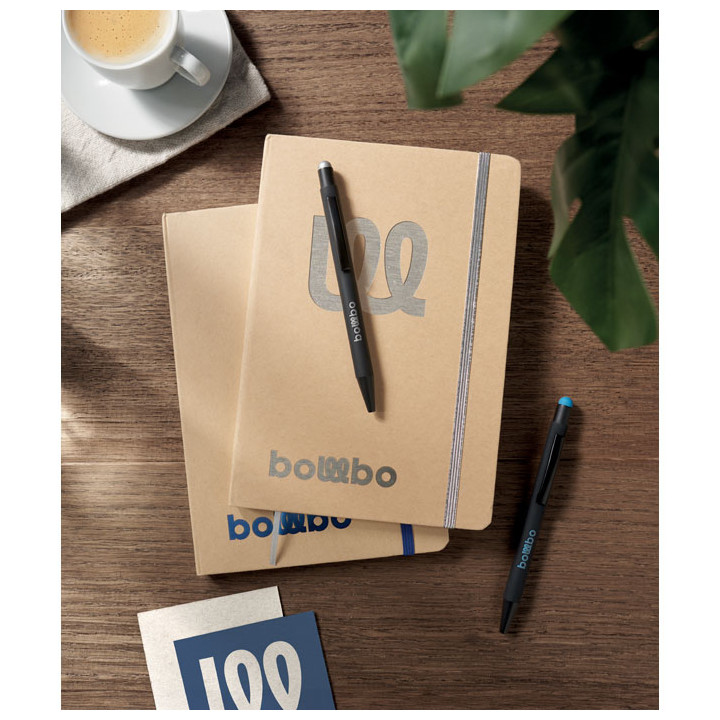 Bloco A5 com capa de papelão