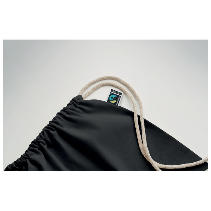 Saco com cordão Fairtrade