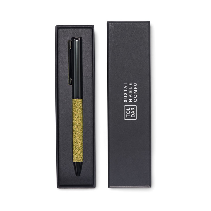 Caneta de metal twist em caixa