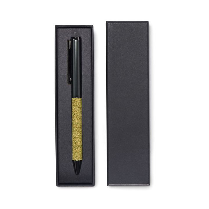 Caneta de metal twist em caixa