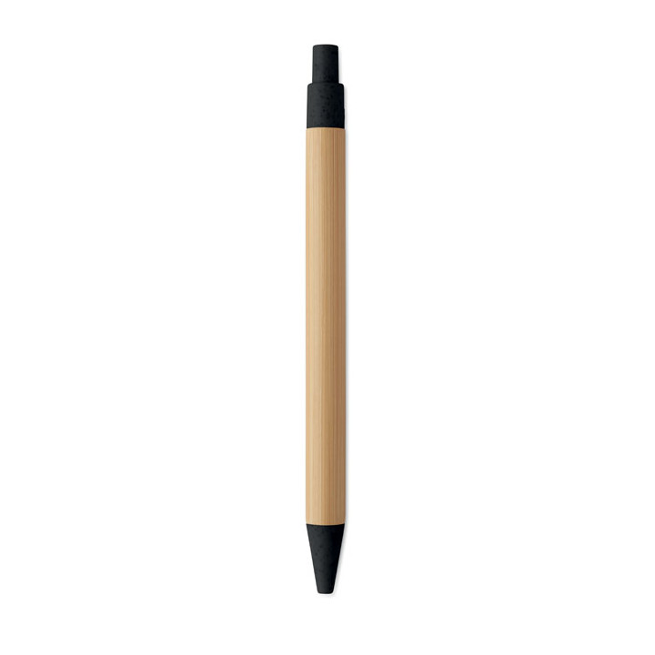 Caneta de pressão em bambu
