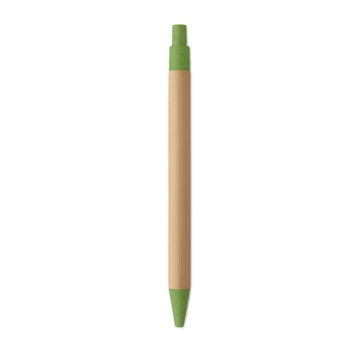 Caneta de pressão em bambu