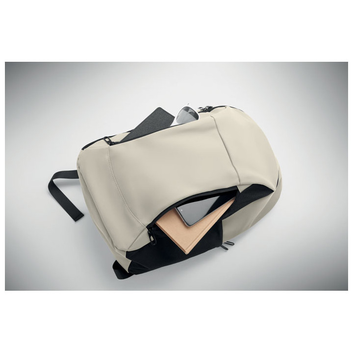 Mochila portátil 15" PU macio