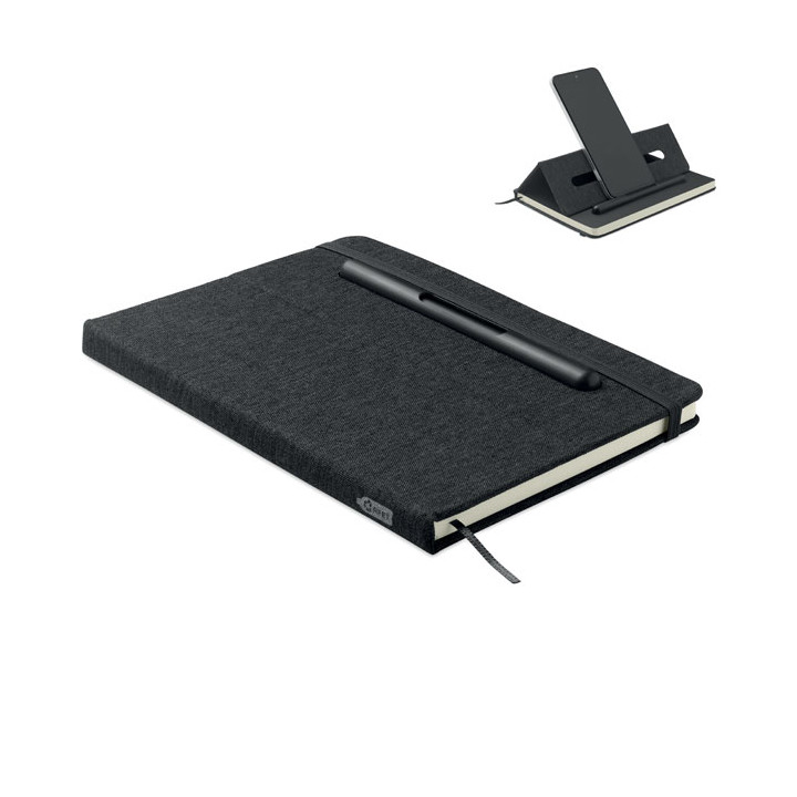 Bloco de notas A5 com suporte