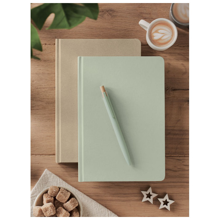 Caderno A5 PLA de cana-açúcar
