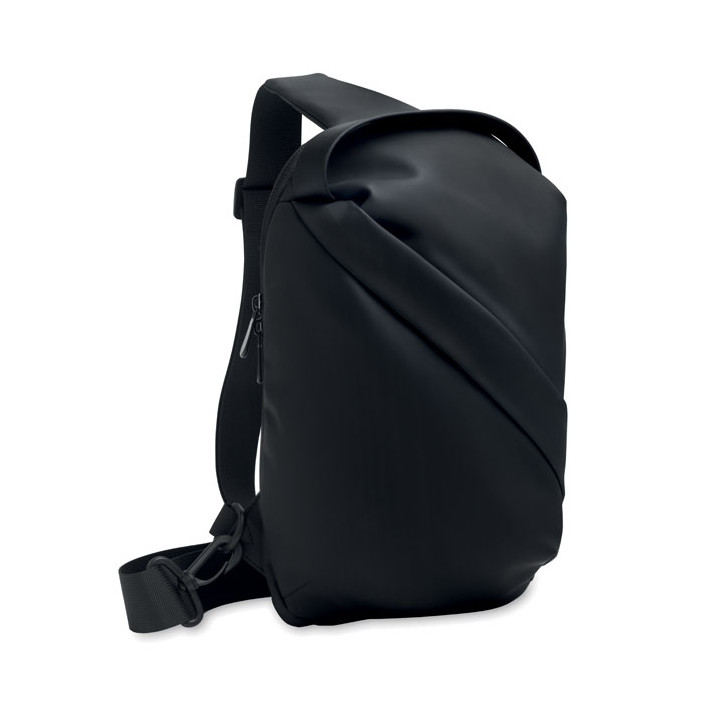 Bolsa cruzada ao peito em PU