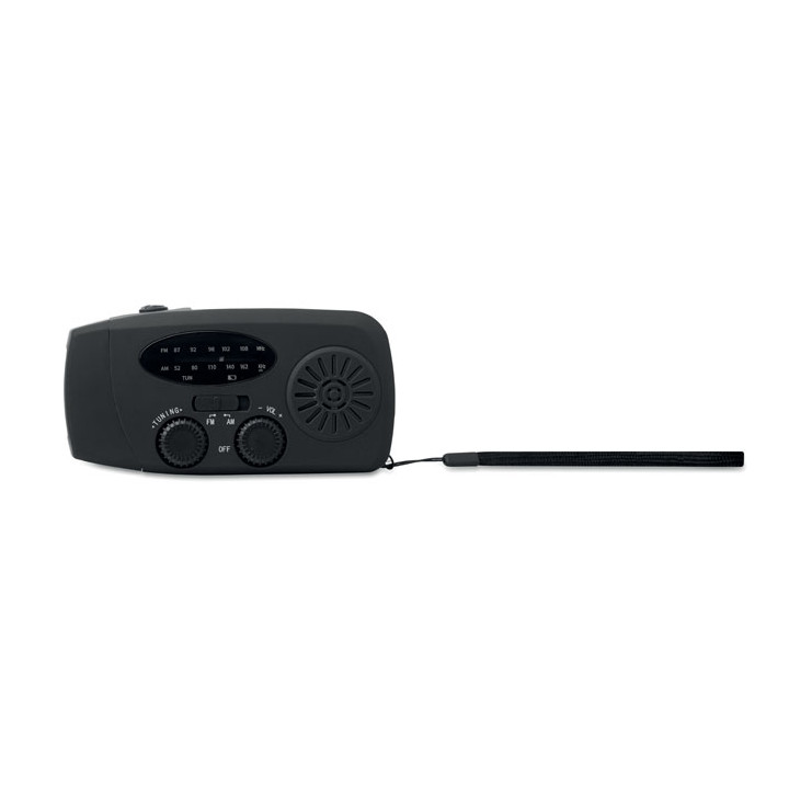 Rádio portátil lanterna LED