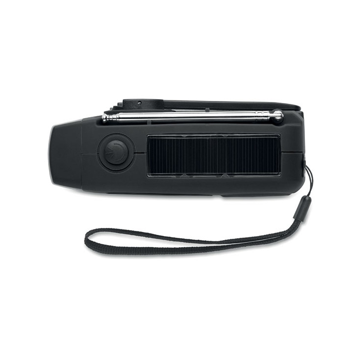Rádio portátil lanterna LED