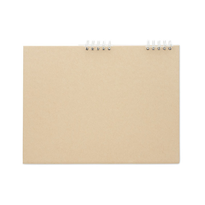 Calendário de mesa com memopad