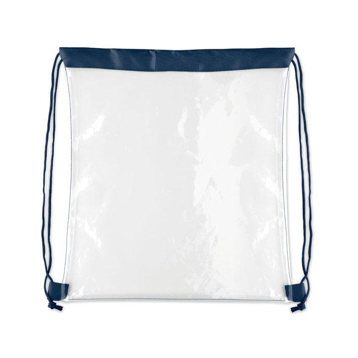 Saco transparente com cordão