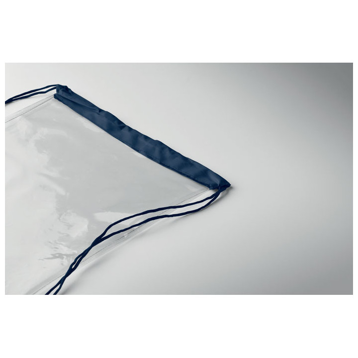 Saco transparente com cordão