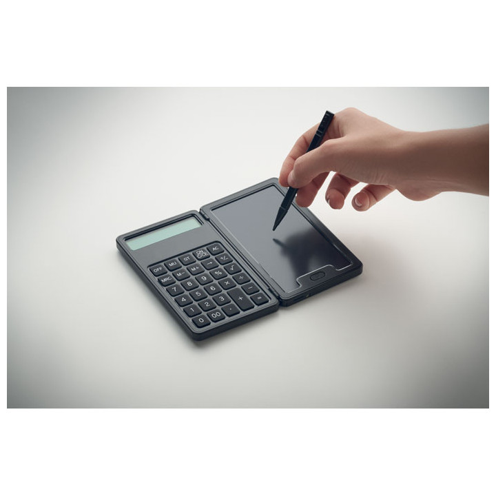 Calculadora com tablet LCD